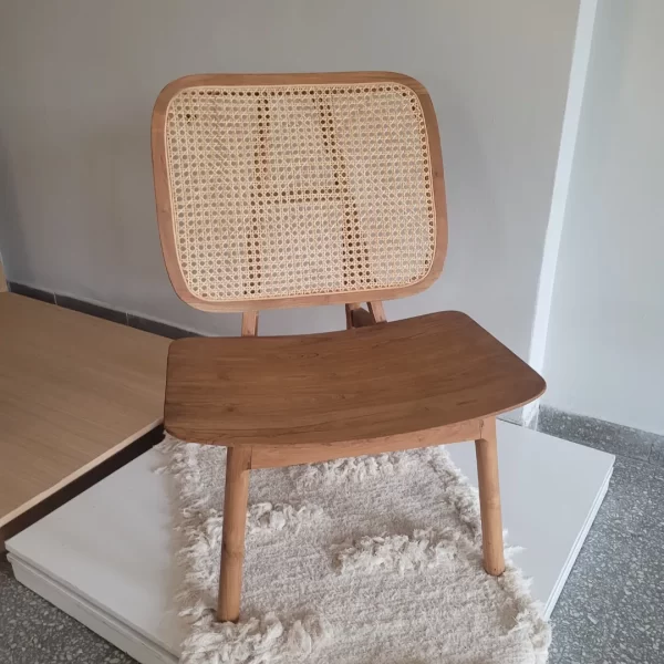 sillón de madera de teca Buala