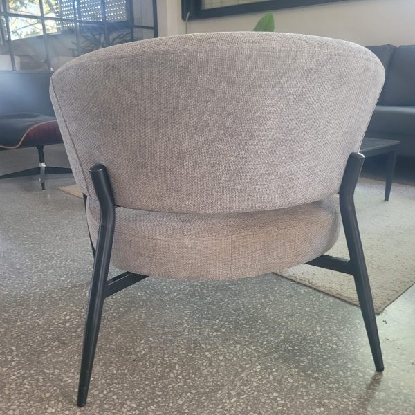 sillón de chenille Grant