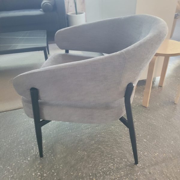 sillón de chenille Grant