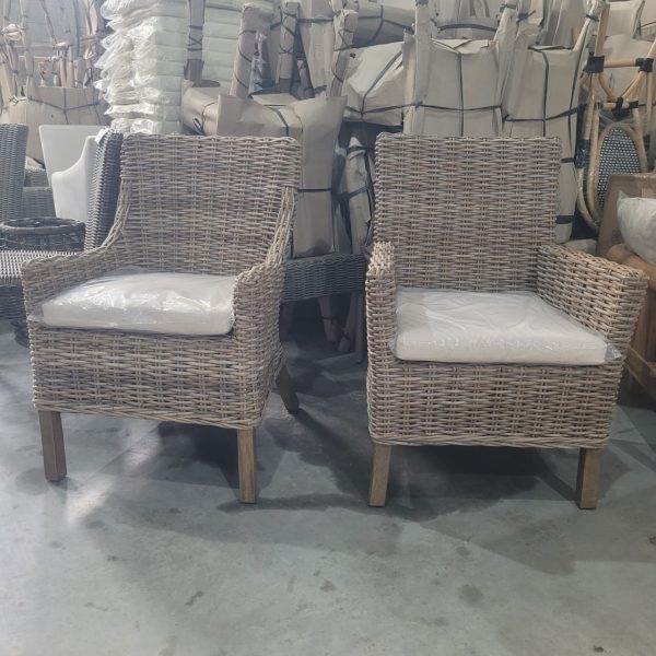 silla de ratán natural
