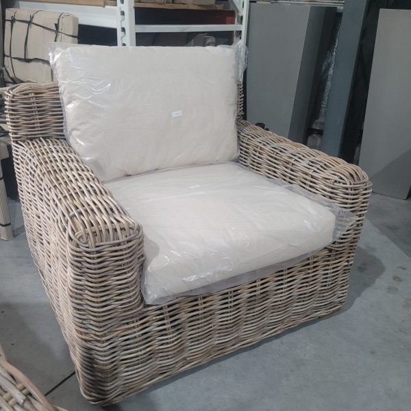 sillones y sofá de ratán natural Muar