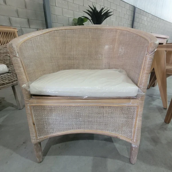 sillón de ratán natural Vitta