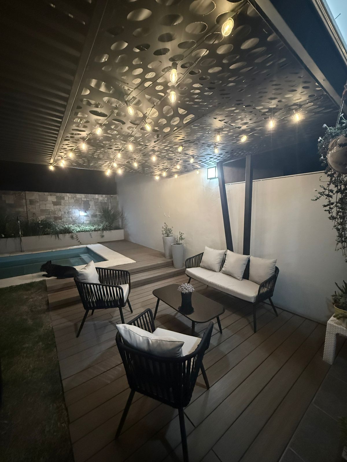 conjunto tripoli de aluminio y cuerda