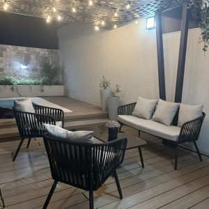 conjunto tripoli de aluminio y cuerda