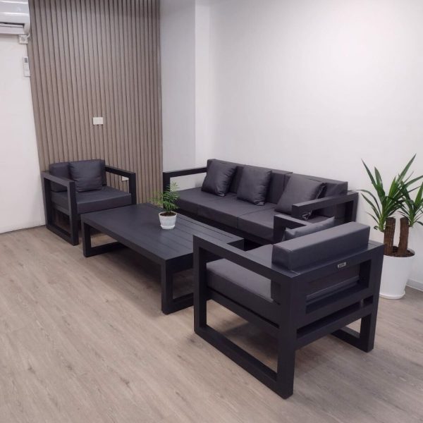 conjunto de sillones de exterior de PVC