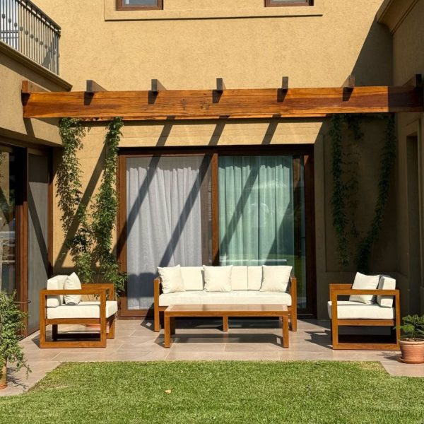 conjunto de sillones de exterior de PVC
