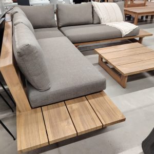 Esquinero de aluminio simil madera Praslin