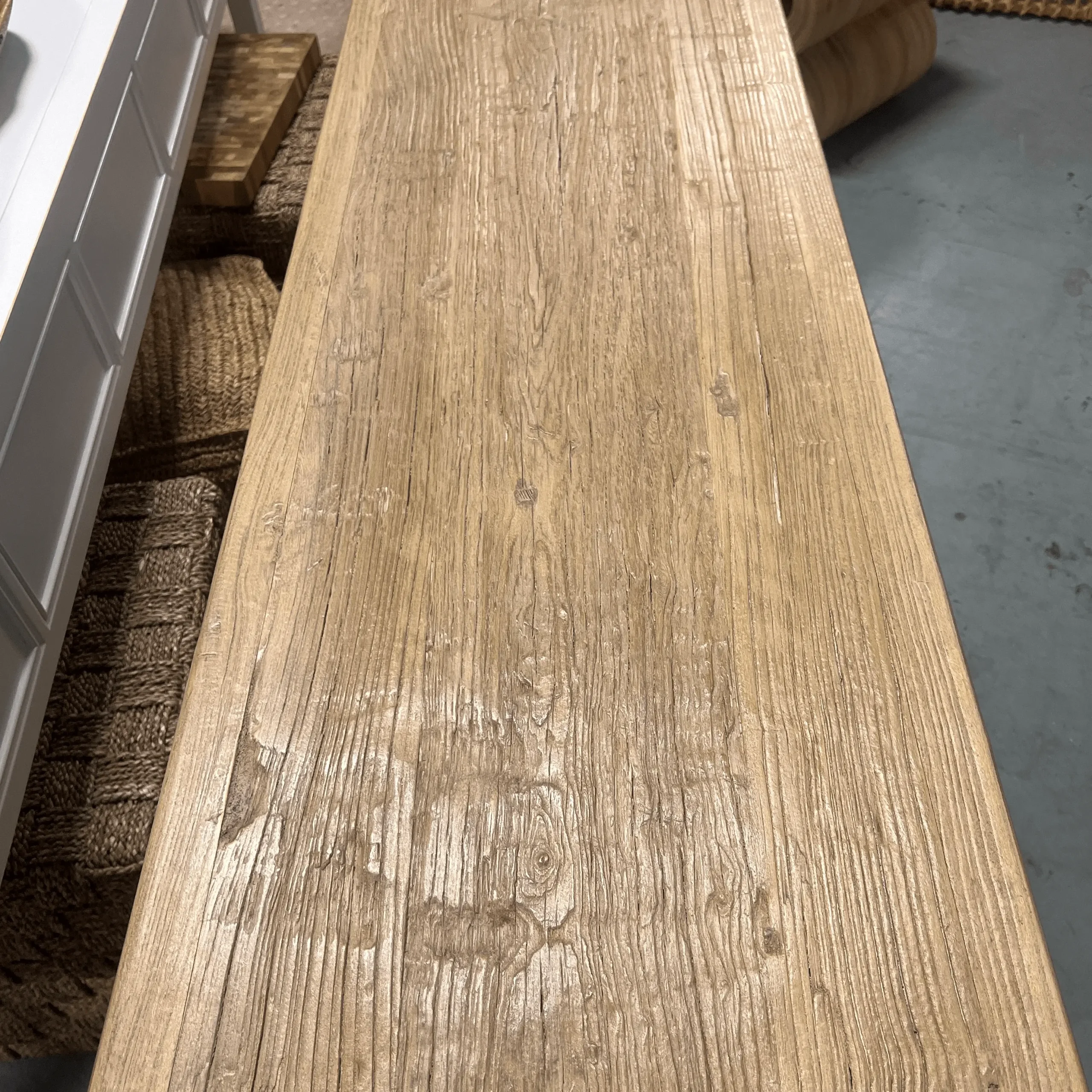 Consola de madera recuperada Elara