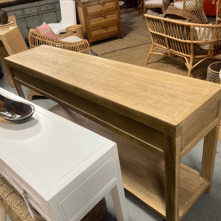 Consola de madera recuperada Elara