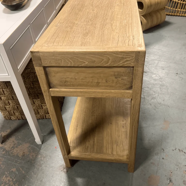 Consola de madera recuperada Elara