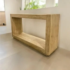 Consola de madera recuperada Suksma