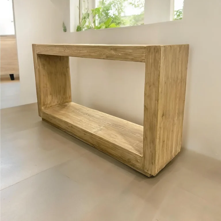 Consola de madera recuperada Suksma