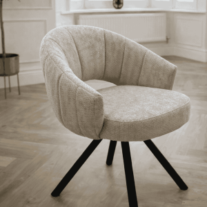 silla giratoria de chenille
